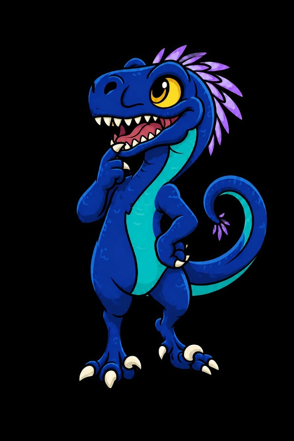 Rize the Raptor, thinking a question over.