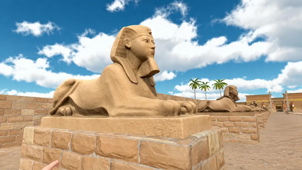 Stand in ancient Egypt